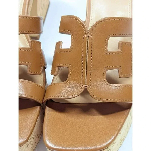 Sam Edelman Women's Dev Leather Cork Platform Sandals Size 9 (MSRP $150) - Picture 6 of 11